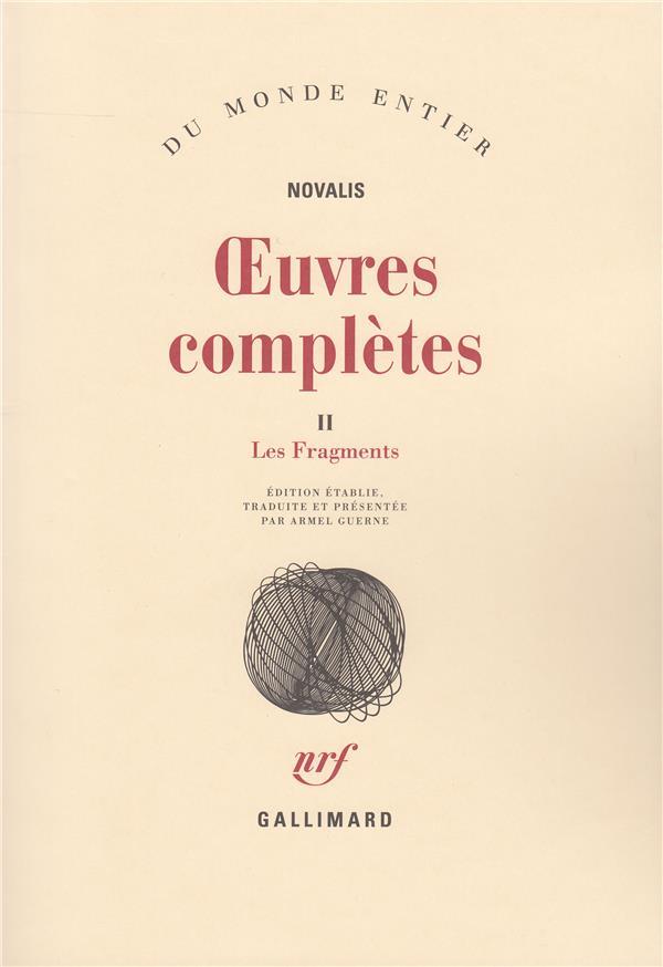 Oeuvres Complètes II